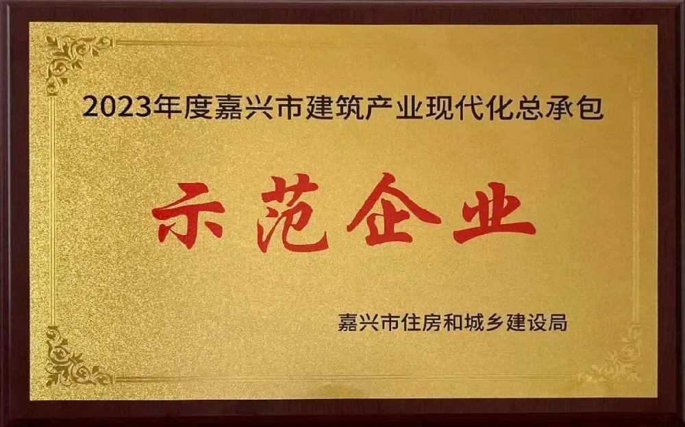 2023年度嘉興市建筑長(zhǎng)夜現(xiàn)代化總承包“示范企業(yè)”.jpg